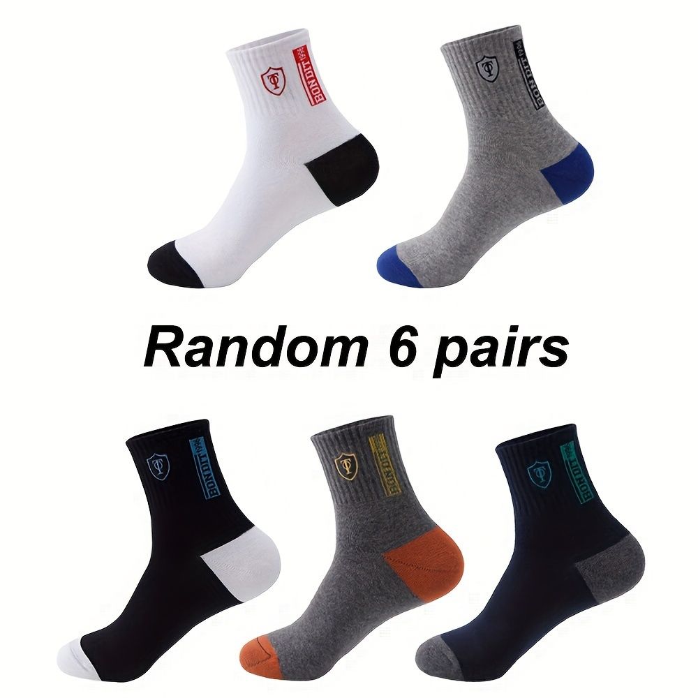 5 Pairs/Lot Men's Socks Men's Bamboo Fiber Socks New Four Seasons Long Black Business Casual Man Sock Gift Size 37-43