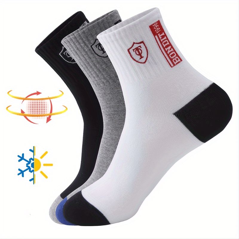 5 Pairs/Lot Men's Socks Men's Bamboo Fiber Socks New Four Seasons Long Black Business Casual Man Sock Gift Size 37-43
