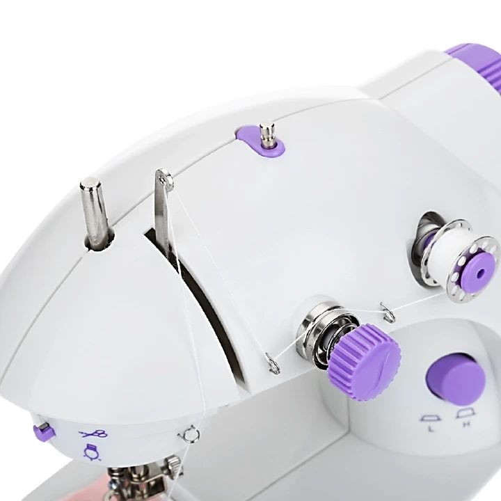 Electric Mini Sewing Machine Home Hand Machine To Sew Speed Adjustment With Light Sewing Machine