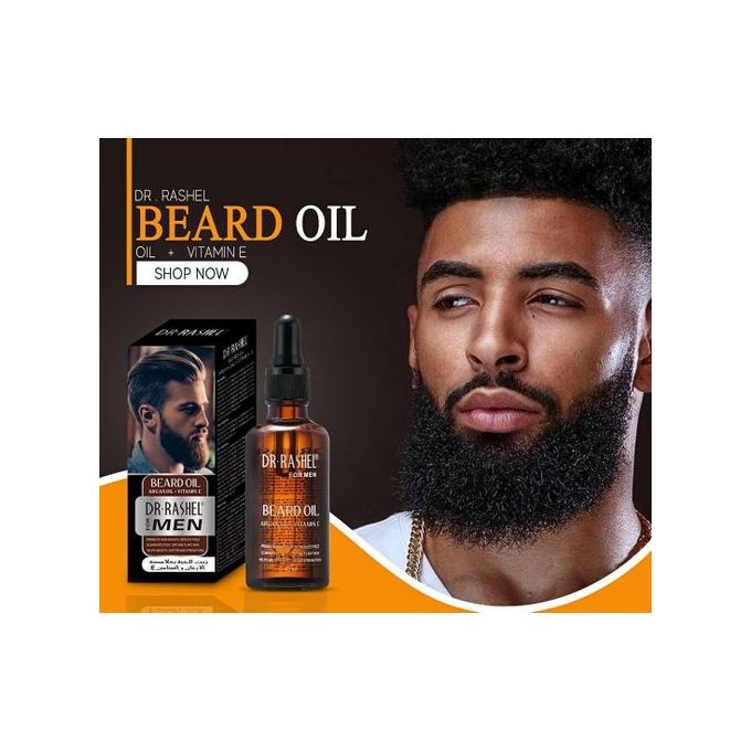 Dr. Rashel Beard Growth Oil With Argan Oil + Vitamin E For Men