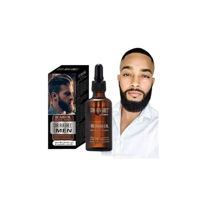 Dr. Rashel Beard Growth Oil With Argan Oil + Vitamin E For Men