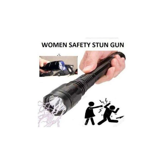 3-in-1 Rechargeable Self-Defense Electric Shock Laser Pointer Torch
