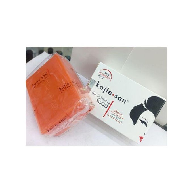 Kojie San Skin Lightening Soap - Original Classic Kojic Acid Soap for Dark Spots, Hyperpigmentation, Whitening & Scars - Beauty Bar with Coconut & Tea Tree Oil for Fair glowing Flawless Even Skin Tone