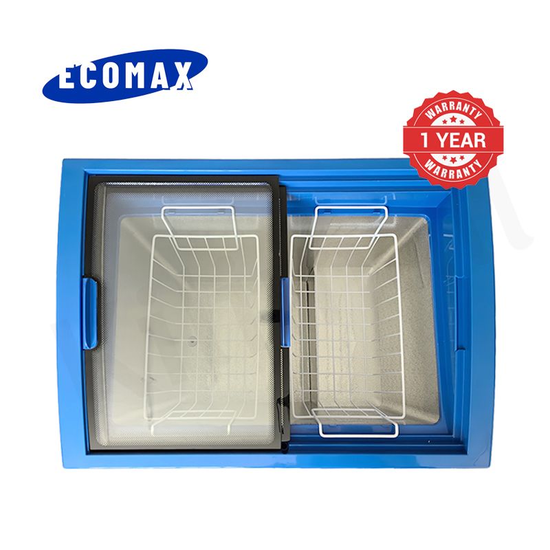 ECOMAX 159L Chest Freezer Business Refrigerator Free Standing Deep Freezer Electric Cooler ‎Fridge BD-159