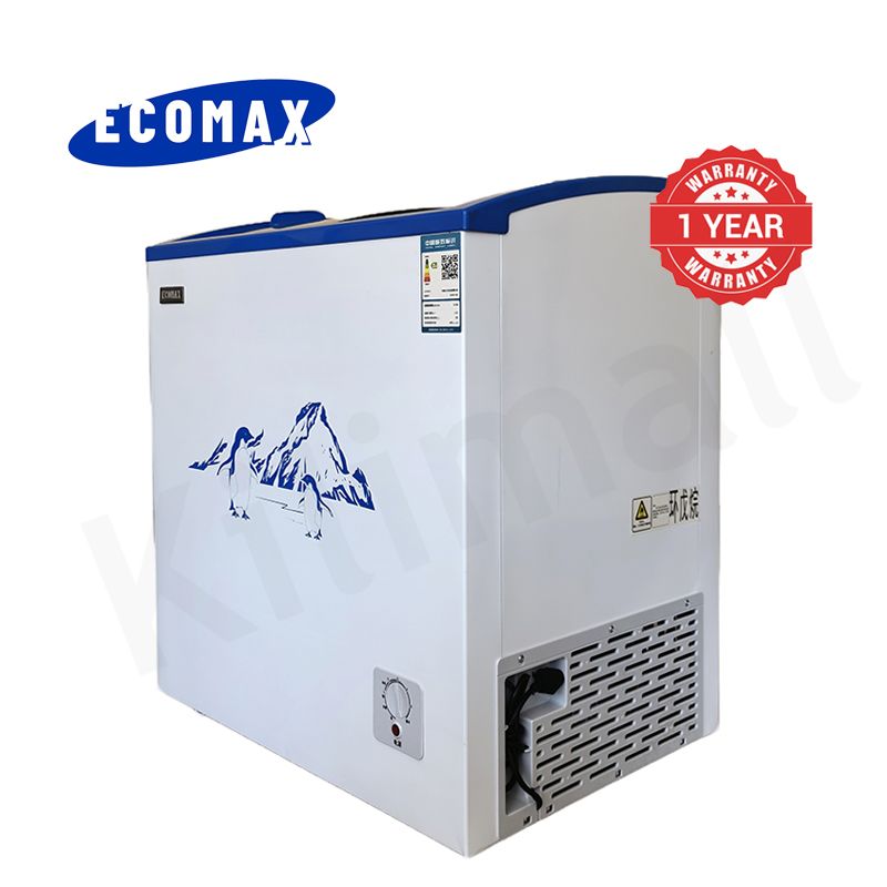 ECOMAX 159L Chest Freezer Business Refrigerator Free Standing Deep Freezer Electric Cooler ‎Fridge BD-159