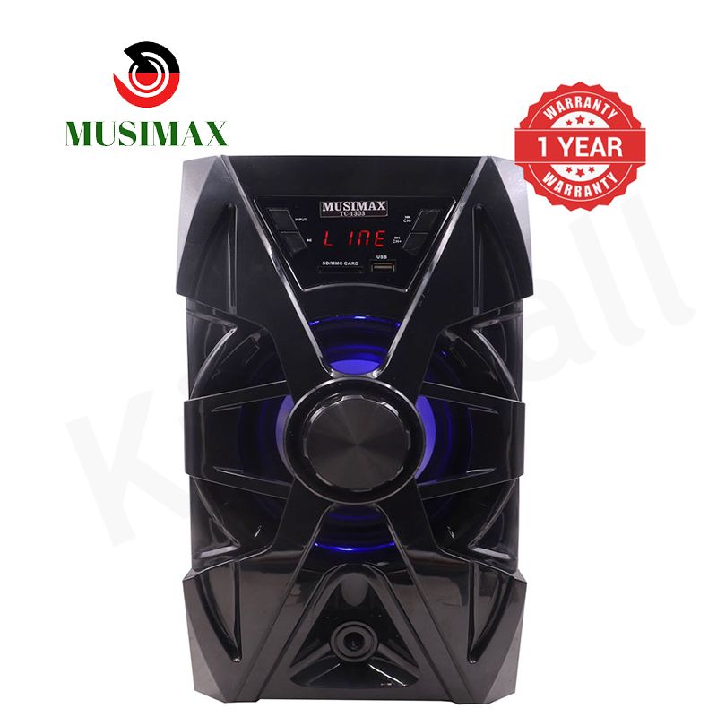 MUSIMAX 3.1CH X-Base TC-1303 Woofer HI-FI BT Speaker Systems AC/DC Subwoofer Home Audio System 12000W with Remote Control Bluetooth FM USB SD TC-1303