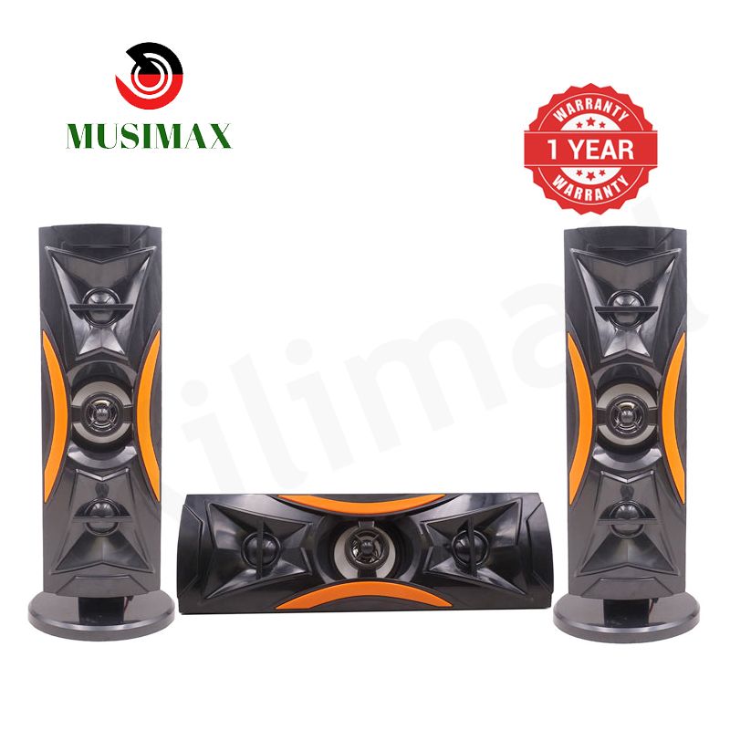 MUSIMAX 3.1CH Bluetooth TC-1307 Woofer Home Theater System Speaker Systems Subwoofer USB/SD/FM Home Audio System with Remote Control 12000W