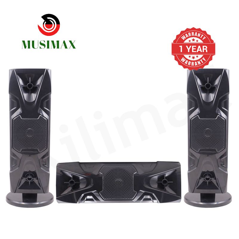 MUSIMAX 3.1CH Multimedia Bluetooth TC-3104 Woofer AC/DC Speaker Systems USB/SD/FM Radio Home Theater System Subwoofer with Remote Control 12000W