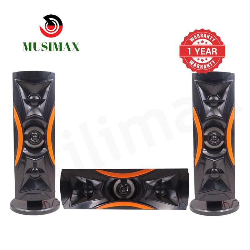 MUSIMAX 3.1CH Bluetooth LM-1108 Woofer Home Theater System Speaker Systems Subwoofer USB/SD/FM Home Audio System with Remote Control 12000W