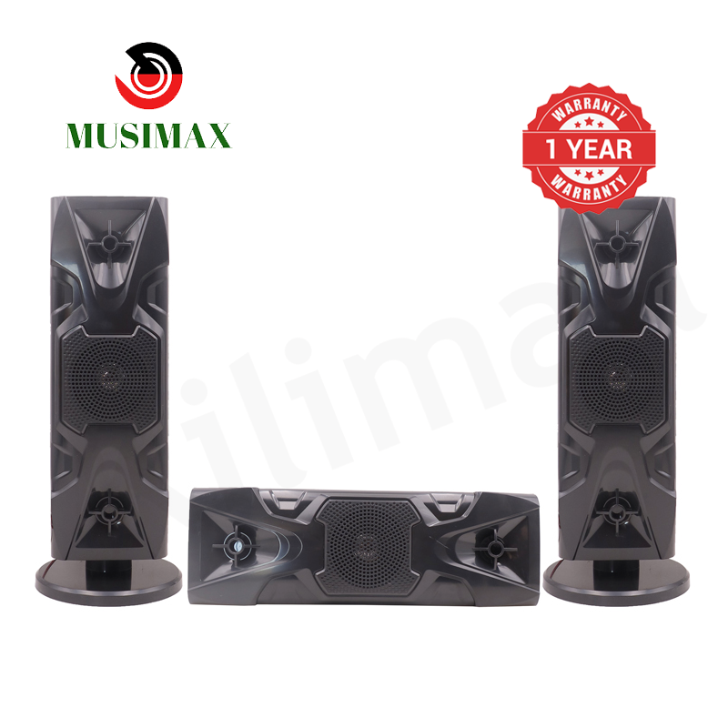 MUSIMAX 3.1CH X-Base LM-1105 Woofer HI-FI BT Speaker Systems AC/DC Subwoofer Home Audio System 12000W with Remote Control Bluetooth FM USB SD