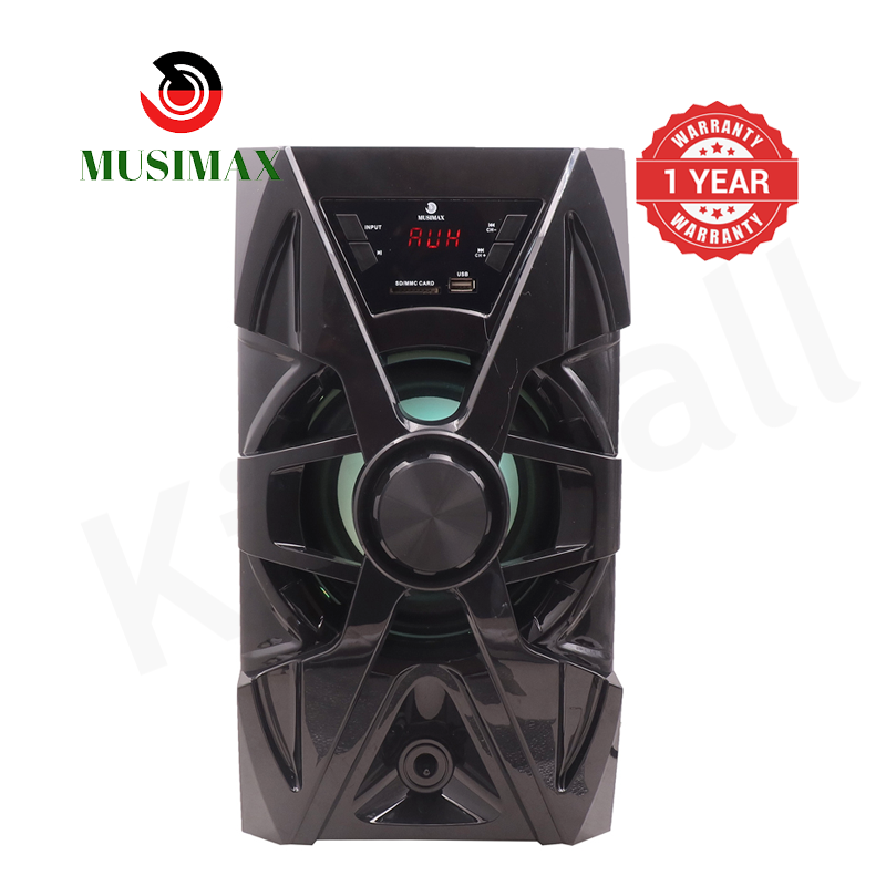 MUSIMAX 3.1CH X-Base LM-1105 Woofer HI-FI BT Speaker Systems AC/DC Subwoofer Home Audio System 12000W with Remote Control Bluetooth FM USB SD TC-1303