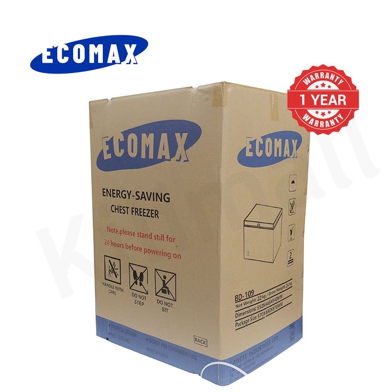 ECOMAX BD-109 Chest Freezer 109L Fridge AC Refrigerator
