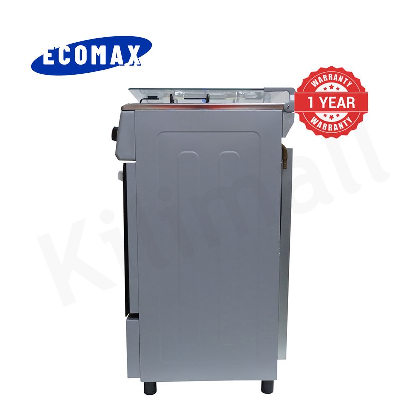 ECOMAX 3 Gas + 1 Electric 4 Burners Free Standing Gas Cooker Cooking Range with 60L Oven Automatic lgnition LX-680-3G1E