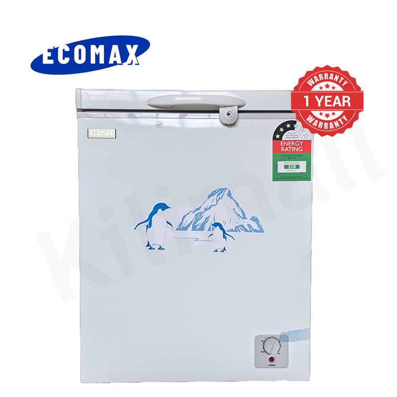 ECOMAX 119L Chest Freezer BD-119 Fridge AC Refrigerator
