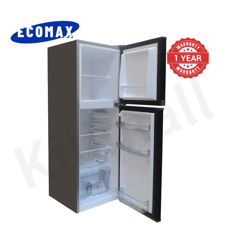 ECOMAX 138L Double Doors Fridge and Freezer BCD-138 Energy Saving Household Applicances Refrigerator