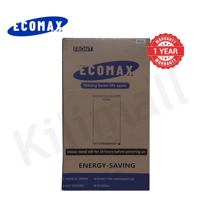 ECOMAX 90L Single Door Refrigerator Home Improvement Energy Saving Fridge with Lock and Keys BCD-90