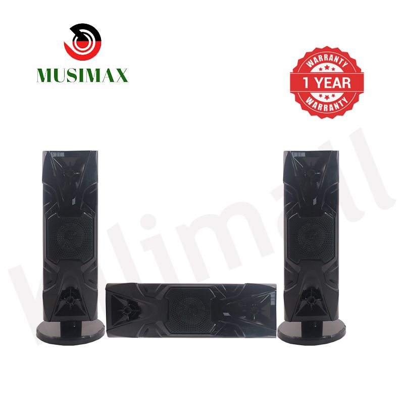 MUSIMAX 3.1CH X-Base LM-1105 Woofer HI-FI BT Speaker Systems AC/DC Subwoofer Home Audio System 3000W with Remote Control Bluetooth FM USB SD