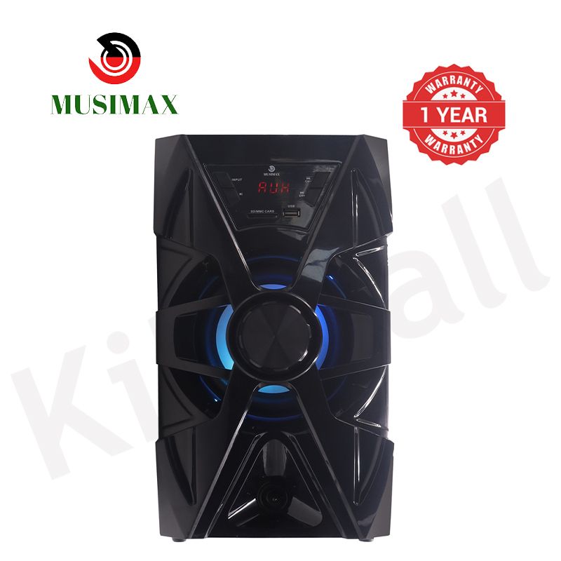 MUSIMAX 3.1CH X-Base LM-1105 Woofer HI-FI BT Speaker Systems AC/DC Subwoofer Home Audio System 3000W with Remote Control Bluetooth FM USB SD