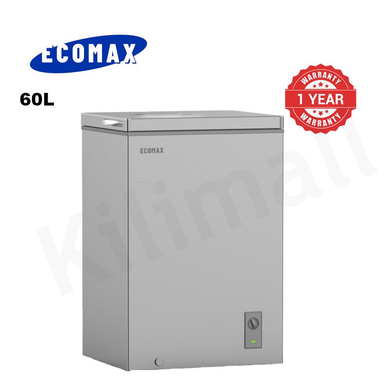 ECOMAX 60L Chest Freezer Portable Refrigerator Single Door Fridge with Lock and Keys BD-60