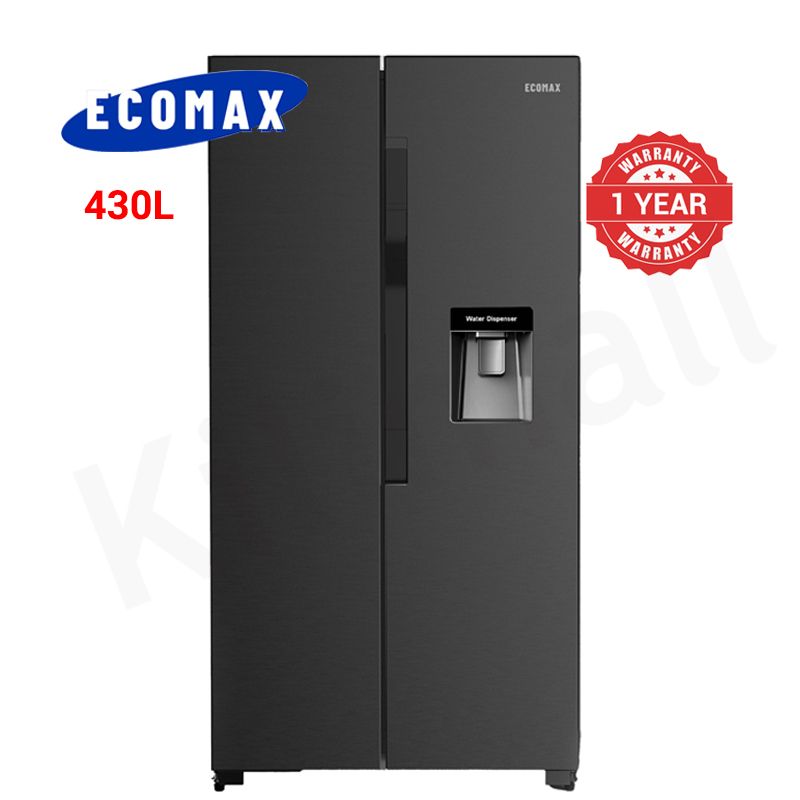 ECOMAX 430L Double Doors Fridge and Freezer RF-430 Energy Saving Household Appliances Refrigerator