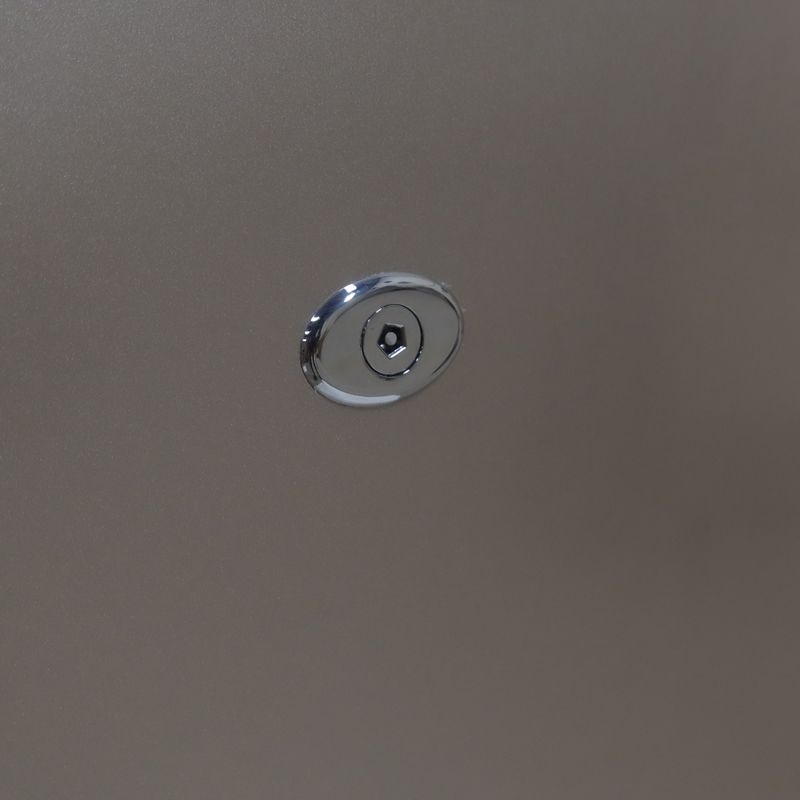 ECOMAX 118L Double Doors Fridge Freezer Refrigerator with Lock and Keys BCD-118