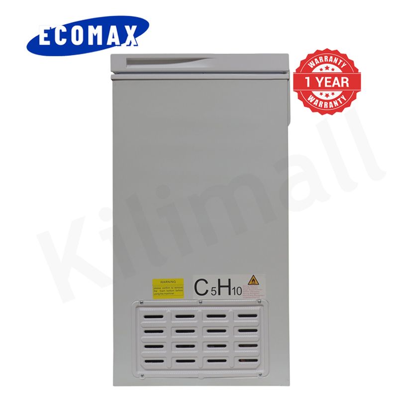 ECOMAX 119L Chest Freezer Deep Freezer with Basket for Meat Storage Energy Star Rated Upright Freezer BD-119