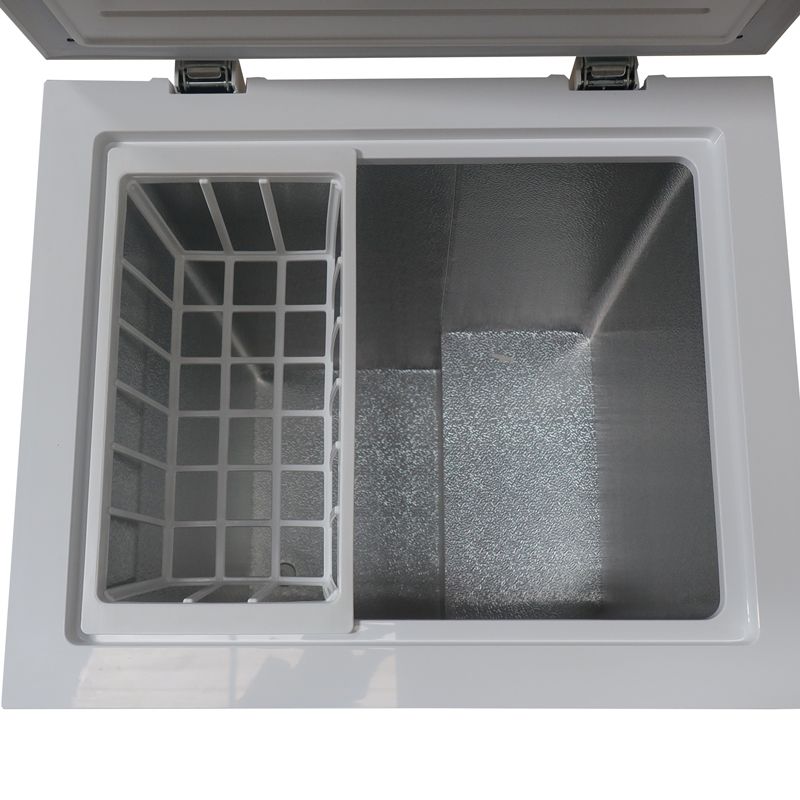 ECOMAX 119L Chest Freezer Deep Freezer with Basket for Meat Storage Energy Star Rated Upright Freezer BD-119