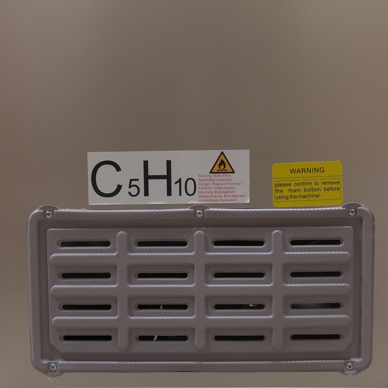 ECOMAX 219L Deep Freezer Chest Freezer with Basket Energy-Saving Fridge Refrigerator Suitable for Kitchen BD-219