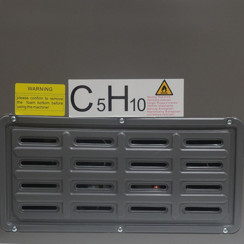 ECOMAX 169L Large Chest Freezer BD-169 Stay-Open Lid Top Open Door Freezing Machine