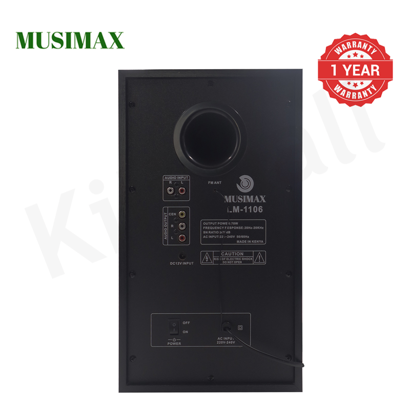 MUSIMAX 3.1CH HI-FI Multimedia Bluetooth LM-1106 Woofer Home Audio System Speaker Systems Home Theater System Subwoofer with Remote Control 3000W