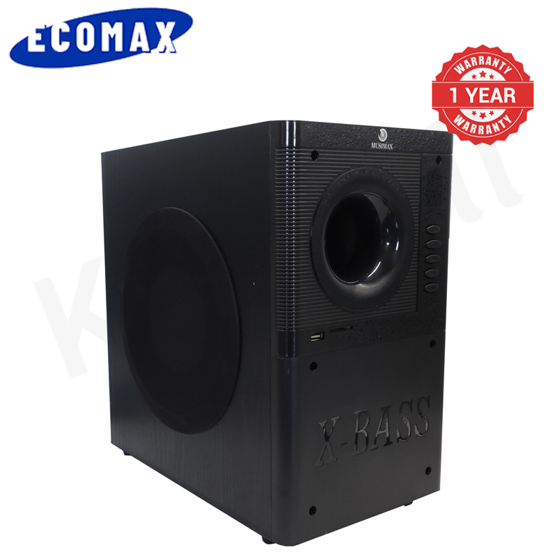 ECOMAX 3.1CH Bluetooth LM-1109 Woofer Home Theater System Speaker Systems Subwoofer USB/SD/FM Home Audio System with Remote Control 3000W