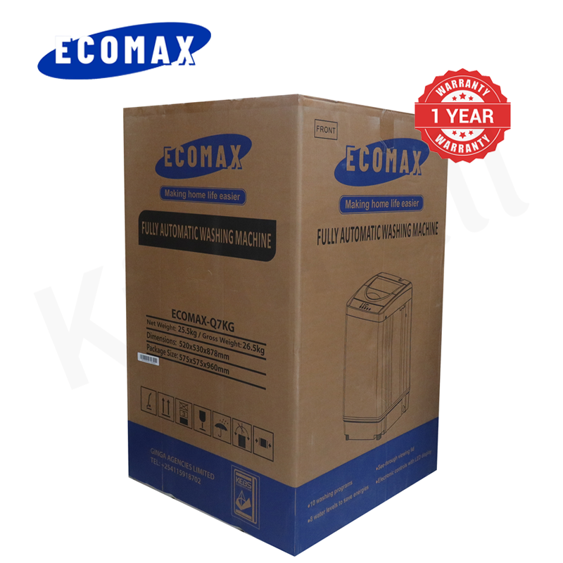 ECOMAX 7KG Top Load Washer Fully Automatic Washing Machine Q7kg