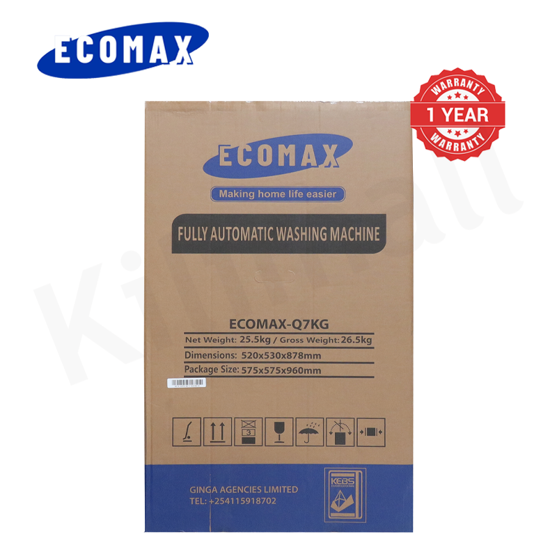 ECOMAX 7KG Top Load Washer Fully Automatic Washing Machine Q7kg