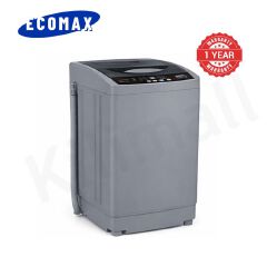 ECOMAX 7KG Fully Automatic Top Load Washing Machine with Multiple Wash Programs Energy Saving With 8 Water Levels  Washer Electronic Control Transparent Lid Q7kg