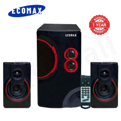 ECOMAX 2.1CH Multimedia Bluetooth Woofer Speaker Systems Subwoofer Home Audio System LX-500