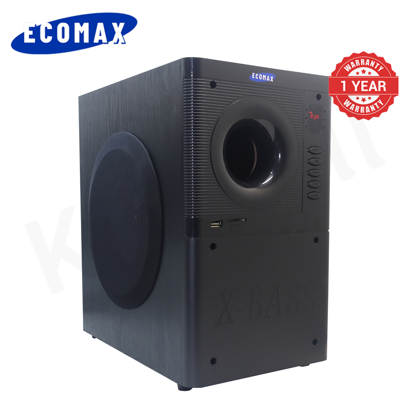 ECOMAX 3.1CH Bluetooth LM-1109 Woofer Home Theater System Speaker Systems Subwoofer USB/SD/FM Home Audio System with Remote Control 20000W