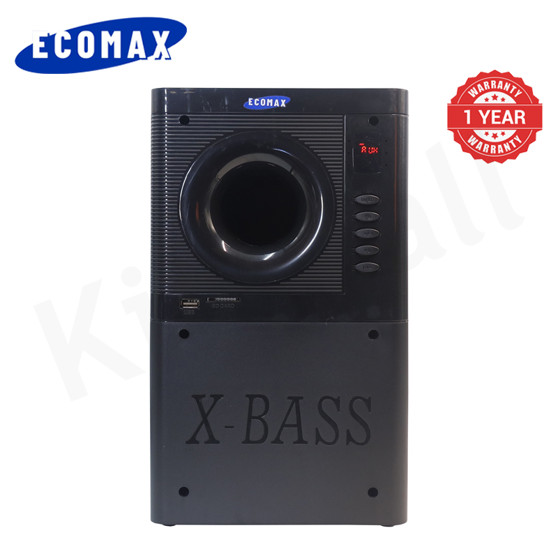 ECOMAX 3.1CH Bluetooth LM-1109 Woofer Home Theater System Speaker Systems Subwoofer USB/SD/FM Home Audio System with Remote Control 20000W