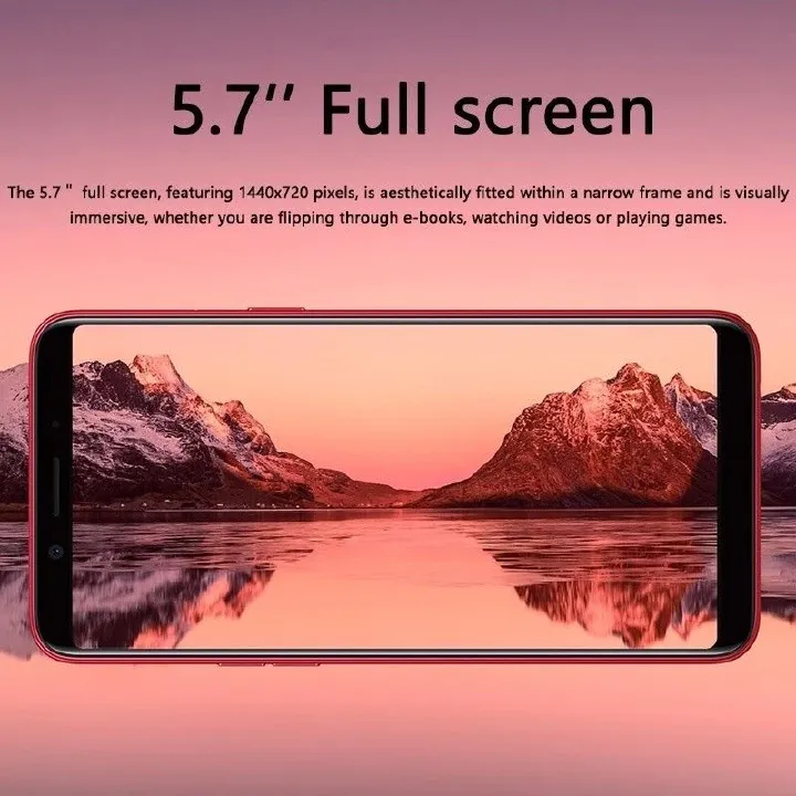 Refurbished Oppo A83 Gold Red Blue Black 4G+64GB Real memory Grade A Quality Arrived in three days Original Smart phone Brand new-like 5.7” Full HD Screen100% battery capacity Android  phones