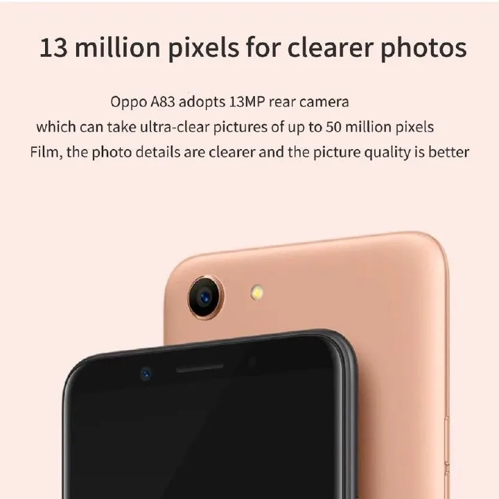 Refurbished Oppo A83 Gold Red Blue Black 4G+64GB Real memory Grade A Quality Arrived in three days Original Smart phone Brand new-like 5.7” Full HD Screen100% battery capacity Android  phones