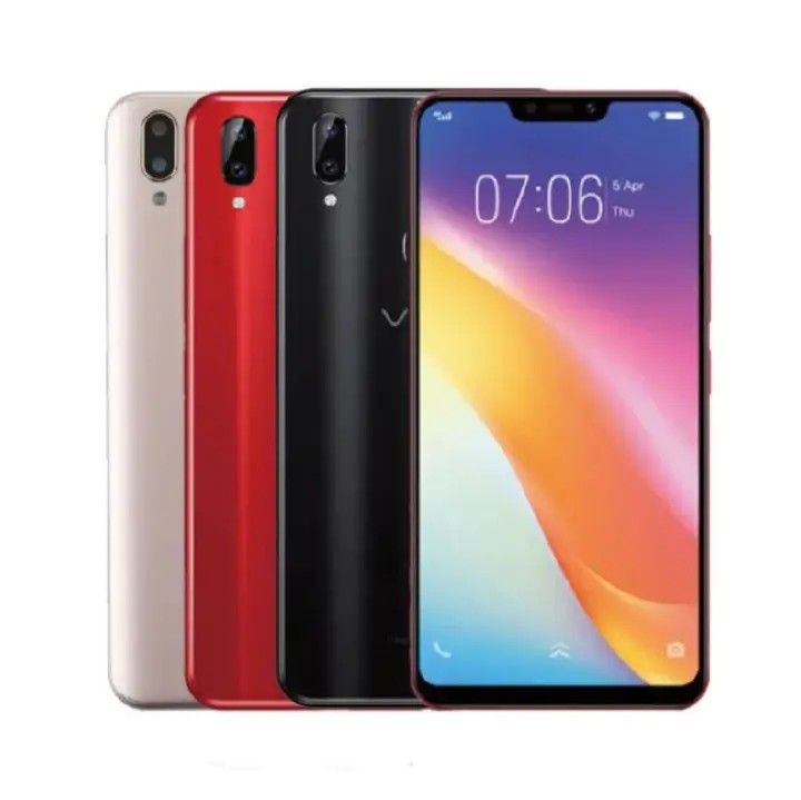 Refurbished VIVO Y93/Y93S red black 6.2 inch 64GB real memory  Grade A Quality Arrived in three days Brand like-new 4030mAh 100% capacity battery Dual SIM Qualcomm Snapdragon 439 Smartphone
