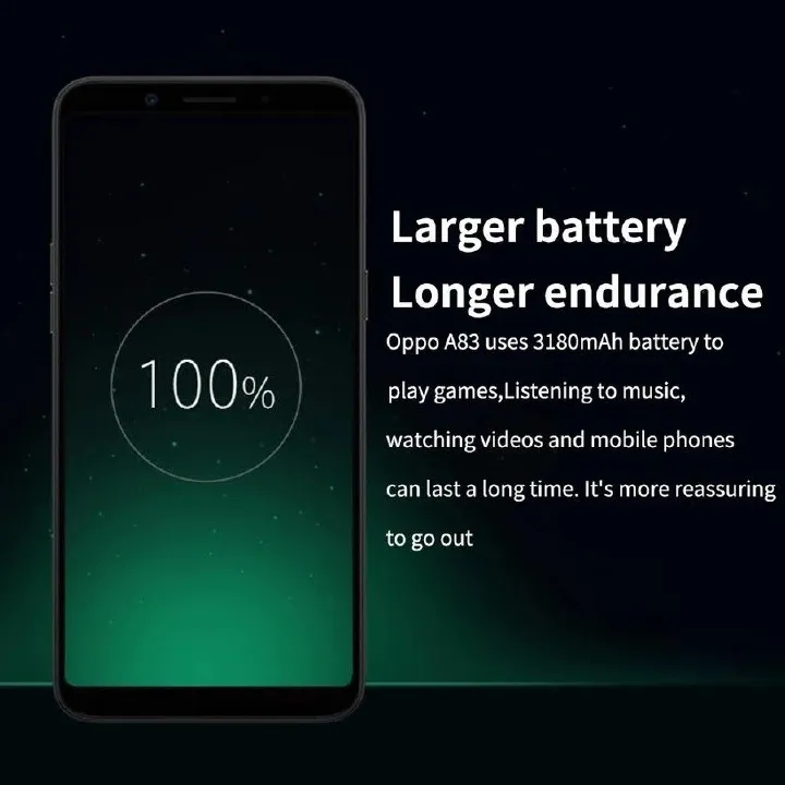 Refurbished Oppo A83 Gold Red Blue Black 4G+64GB Real memory Grade A Quality Arrived in three days Original Smart phone Brand new-like 5.7” Full HD Screen100% battery capacity Android  phones