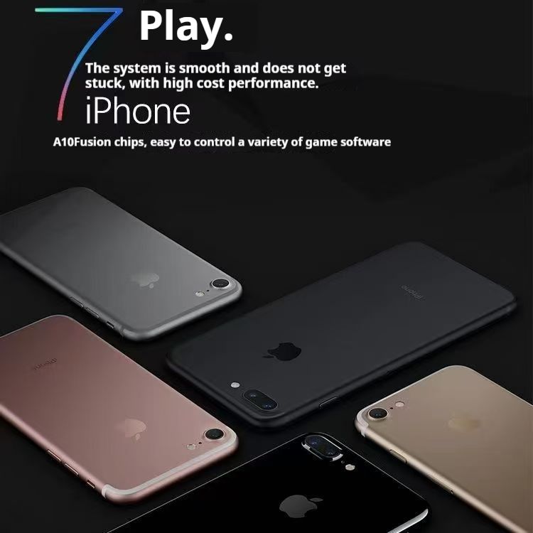iphone 7Plus Grade A quality 5.5inch original phone 128GB 7MP+12MP A10 chip  Touch ID All functions are normal 100% battery capacity with fingerprint Beautiful screen and beautiful back cover