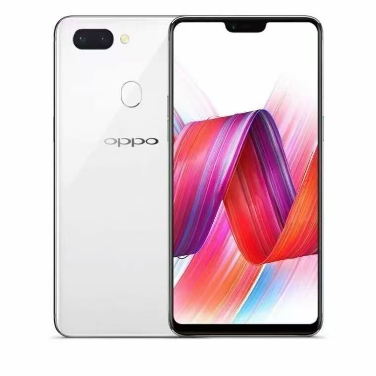 Refurbished OPPO R15 white128G+6G true memory 6.28inch Grade A Quality Arrived in three days Brand like-new original 20MP+16MP 3450mAh 100% capacity Face ID Fingerprint Unlock Smartphones Full Screen