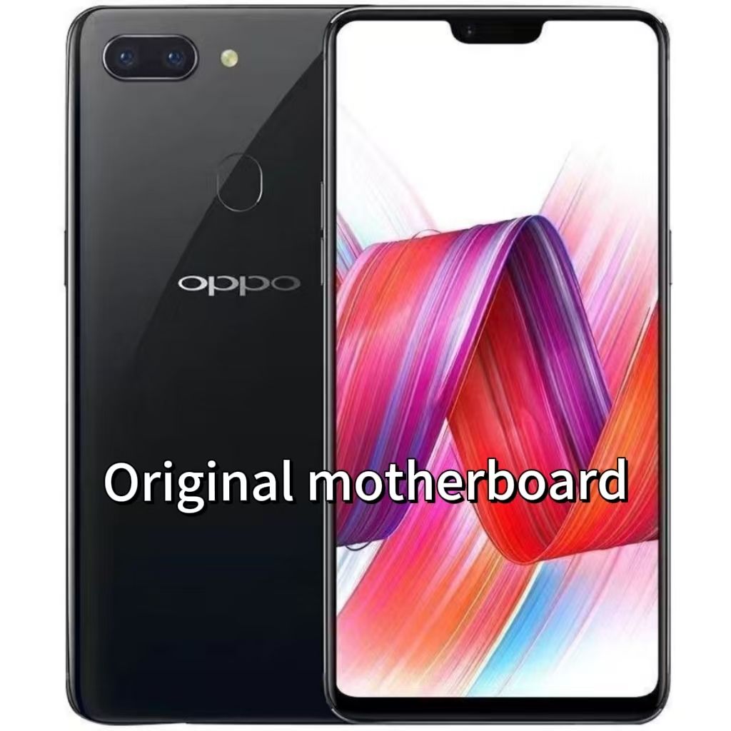 Refurbished OPPO R15 white128G+6G true memory 6.28inch Grade A Quality Arrived in three days Brand like-new original 20MP+16MP 3450mAh 100% capacity Face ID Fingerprint Unlock Smartphones Full Screen