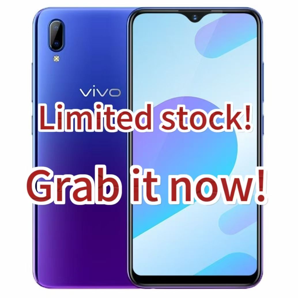 Refurbished VIVO Y93/Y93S red black 6.2 inch 64GB real memory  Grade A Quality Arrived in three days Brand like-new 4030mAh 100% capacity battery Dual SIM Qualcomm Snapdragon 439 Smartphone