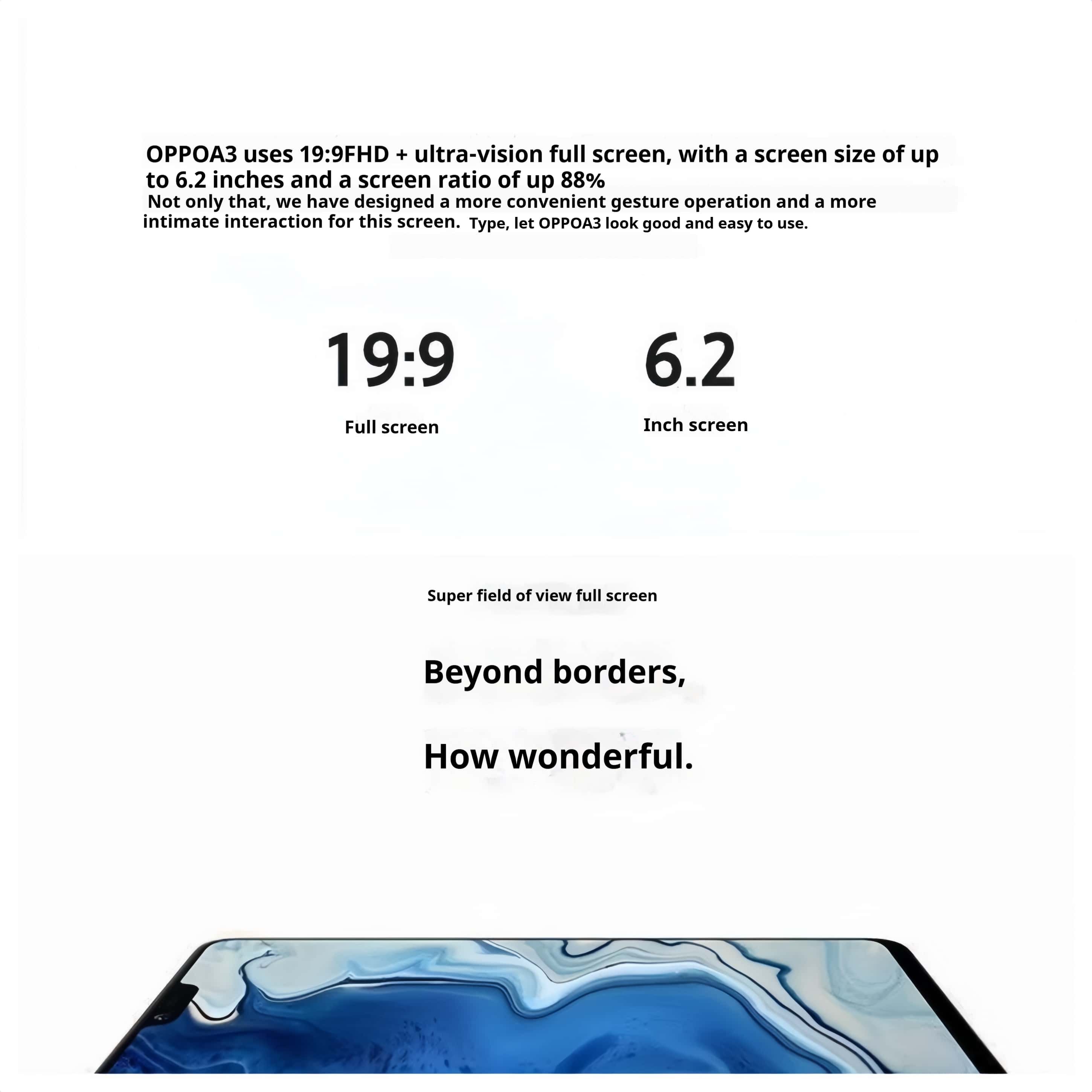 Refurbished Oppo F7/A3 Phones  4GB + 128GB dual sim Multiple colors available 6.2-inch Large Screen Grade A quality Arrived in 3 days  Brand new-like  3400mAh 100% capacity Large Battery Smartphone