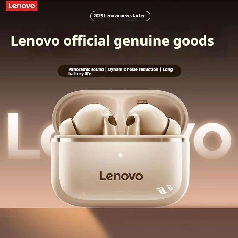 Lenovo Bluetooth 5.4 Original True Wireless Bluetooth Earphones In-ear Intelligent Noise Reduction Music Game  Sports Earbuds  Low Latency Long Battery Life Suitable for Apple Android Smartphones