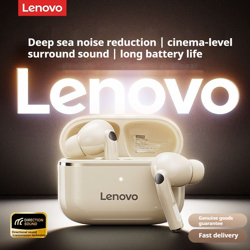 Lenovo Bluetooth 5.4 Original True Wireless Bluetooth Earphones In-ear Intelligent Noise Reduction Music Game  Sports Earbuds  Low Latency Long Battery Life Suitable for Apple Android Smartphones