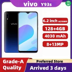 Refurbished VIVO Y93 4G+64GB real memory Multiple colors available 6.2 inch  Grade A Quality Arrived in three days Brand like-new 4030mAh 100% capacity battery Dual SIM  Gaming Phone Smartphone