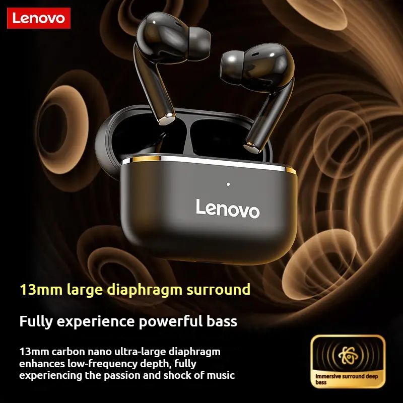 Lenovo Bluetooth 5.4 Original True Wireless Bluetooth Earphones In-ear Intelligent Noise Reduction Music Game  Sports Earbuds  Low Latency Long Battery Life Suitable for Apple Android Smartphones